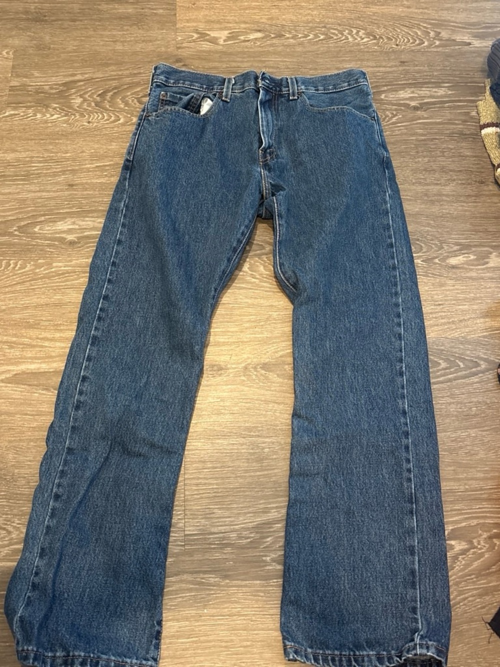 Levi’s Classic Straight-Leg Blue Jeans